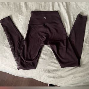 Lululemon Wunder Under high rise tights (full-on luon 28”)